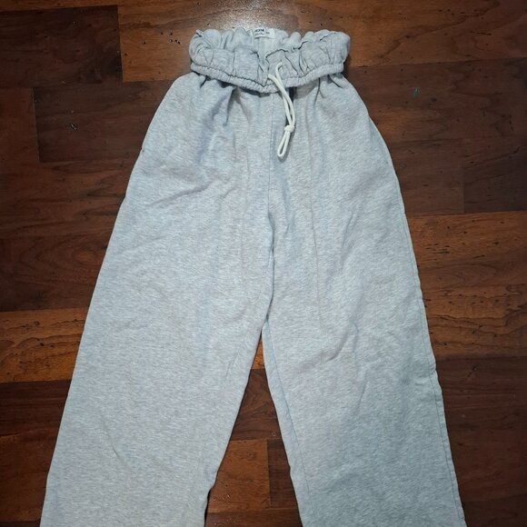 XS baggy high waisted wide leg sweatpants - Picture 1 of 2
